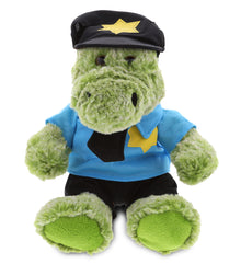 PLUSH POLICE - SUPER-SOFT PLUSH - SITTING ALLIGATOR