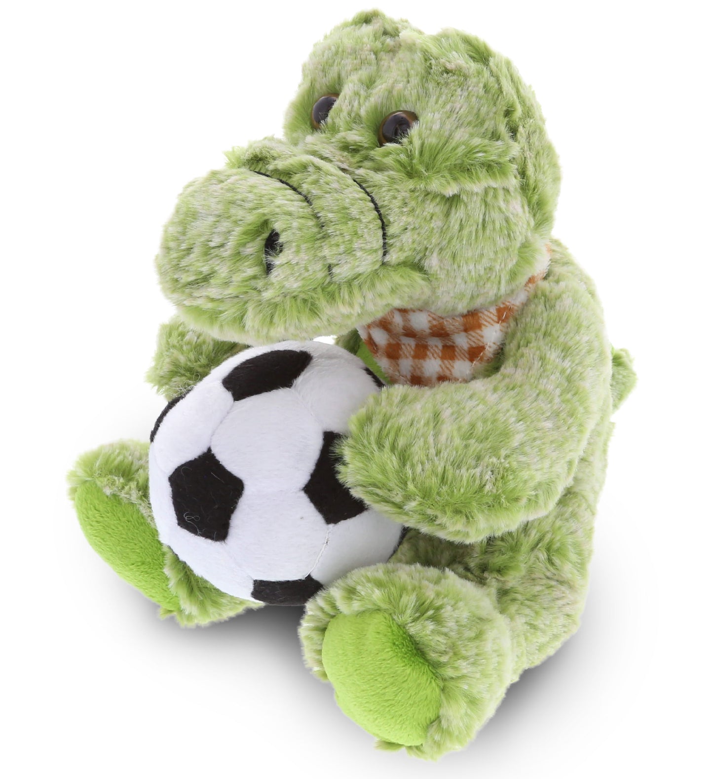PLUSH SOCCER BALL - SUPER-SOFT PLUSH - SITTING ALLIGATOR