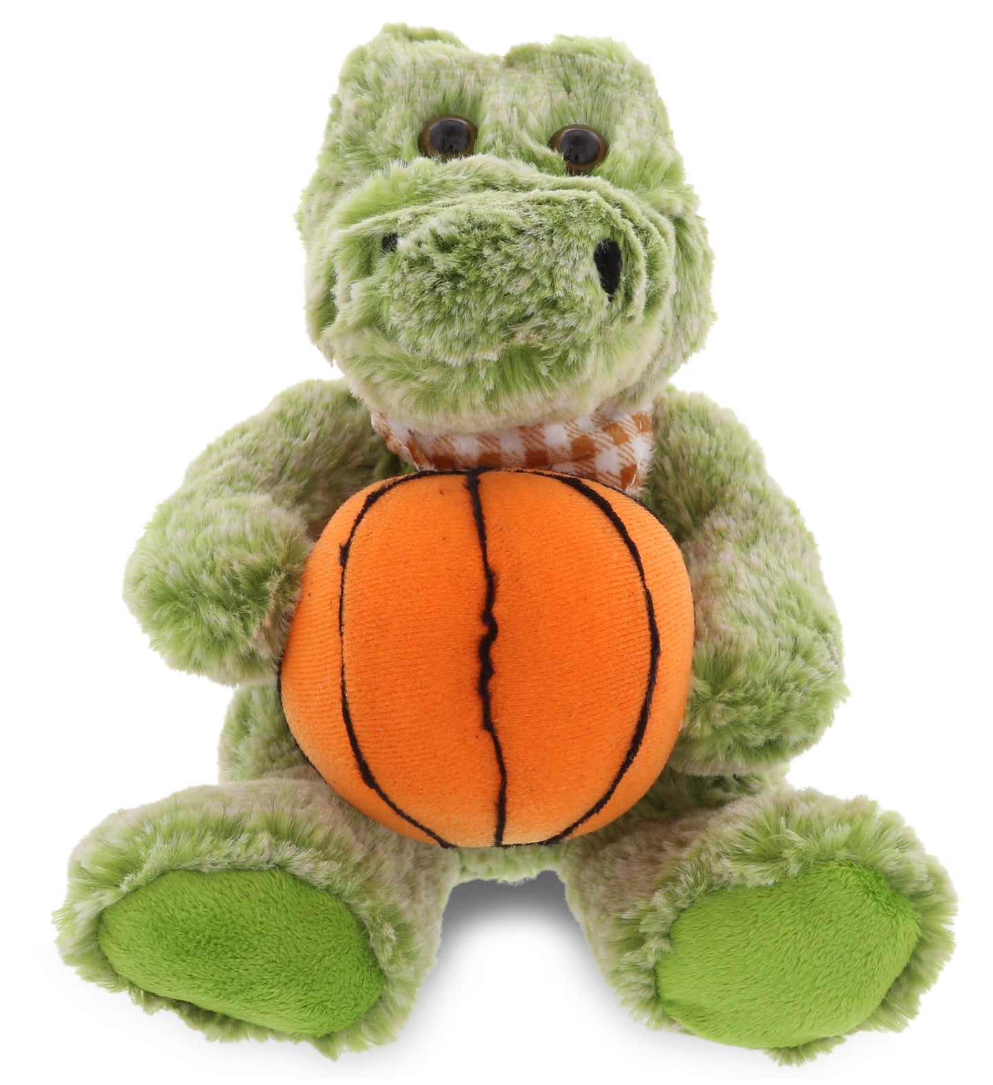 PLUSH BASKETBALL - SUPER-SOFT PLUSH - SITTING ALLIGATOR