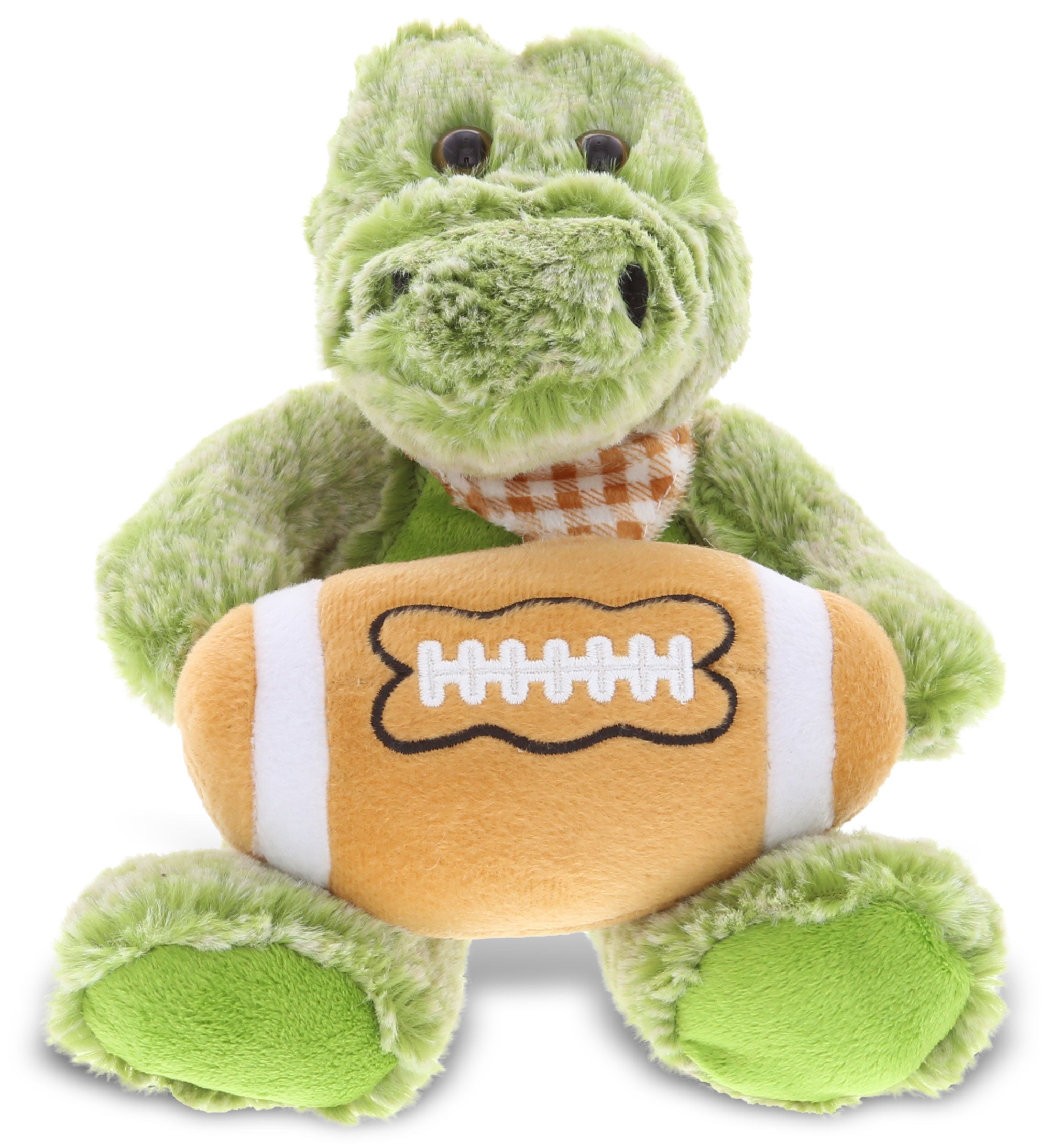 PLUSH FOOTBALL - SUPER-SOFT PLUSH - SITTING ALLIGATOR