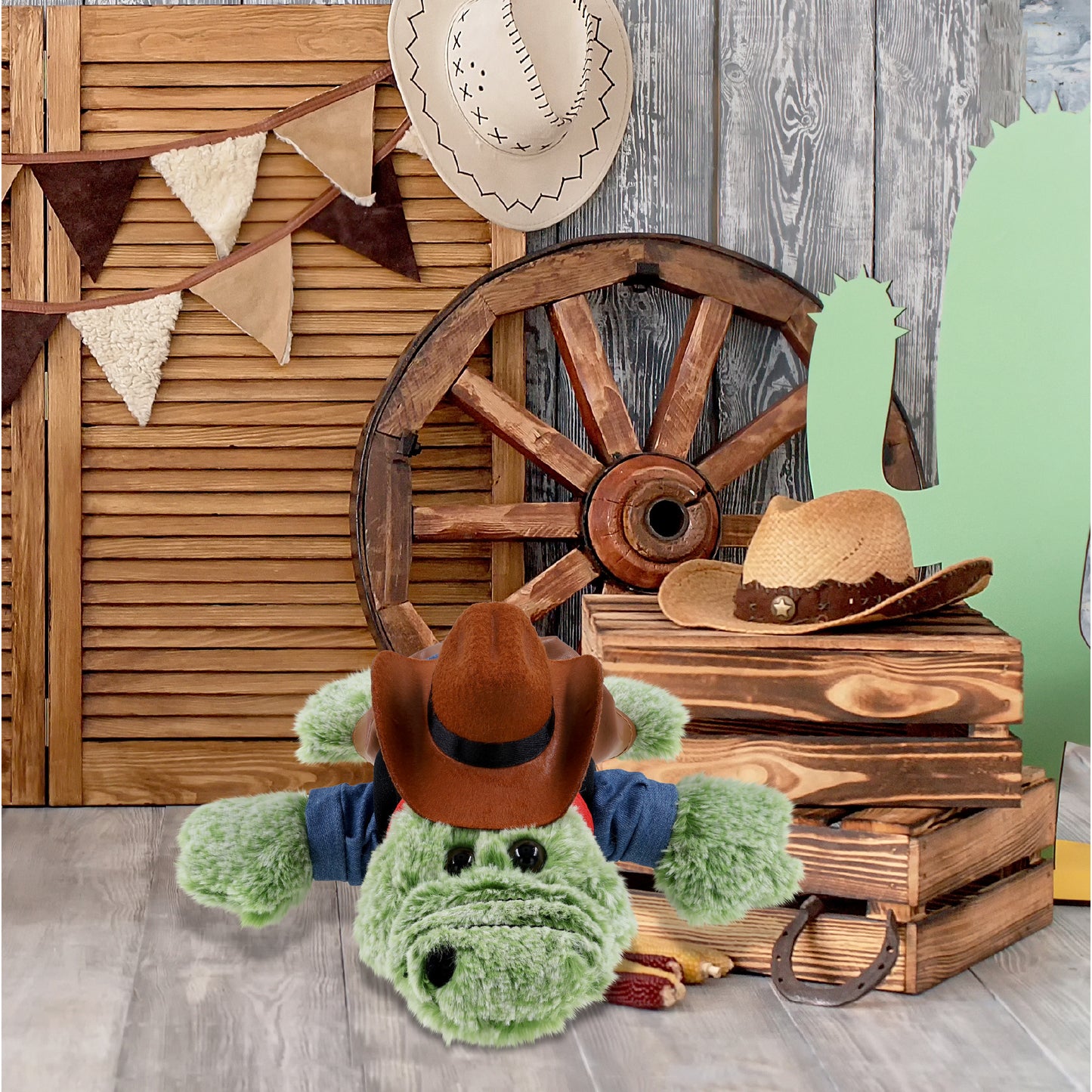 SUPER-SOFT PLUSH - ALLIGATOR SMALL COWBOY DRESS UP