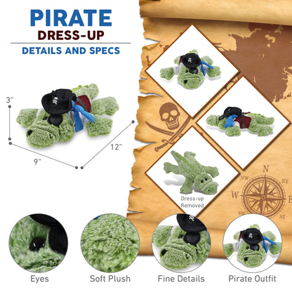 SUPER-SOFT PLUSH - ALLIGATOR SMALL PIRATE DRESS UP
