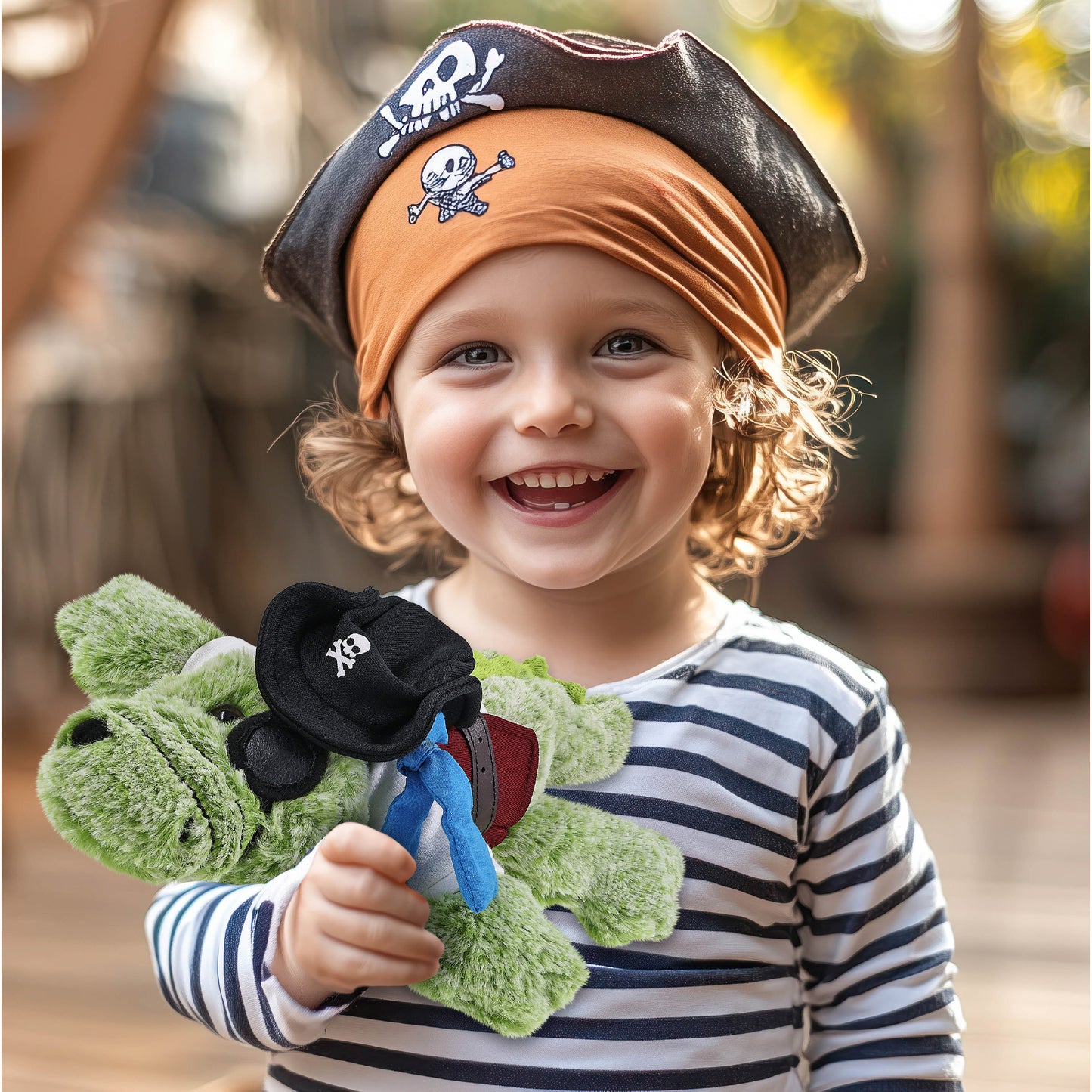 SUPER-SOFT PLUSH - ALLIGATOR SMALL PIRATE DRESS UP