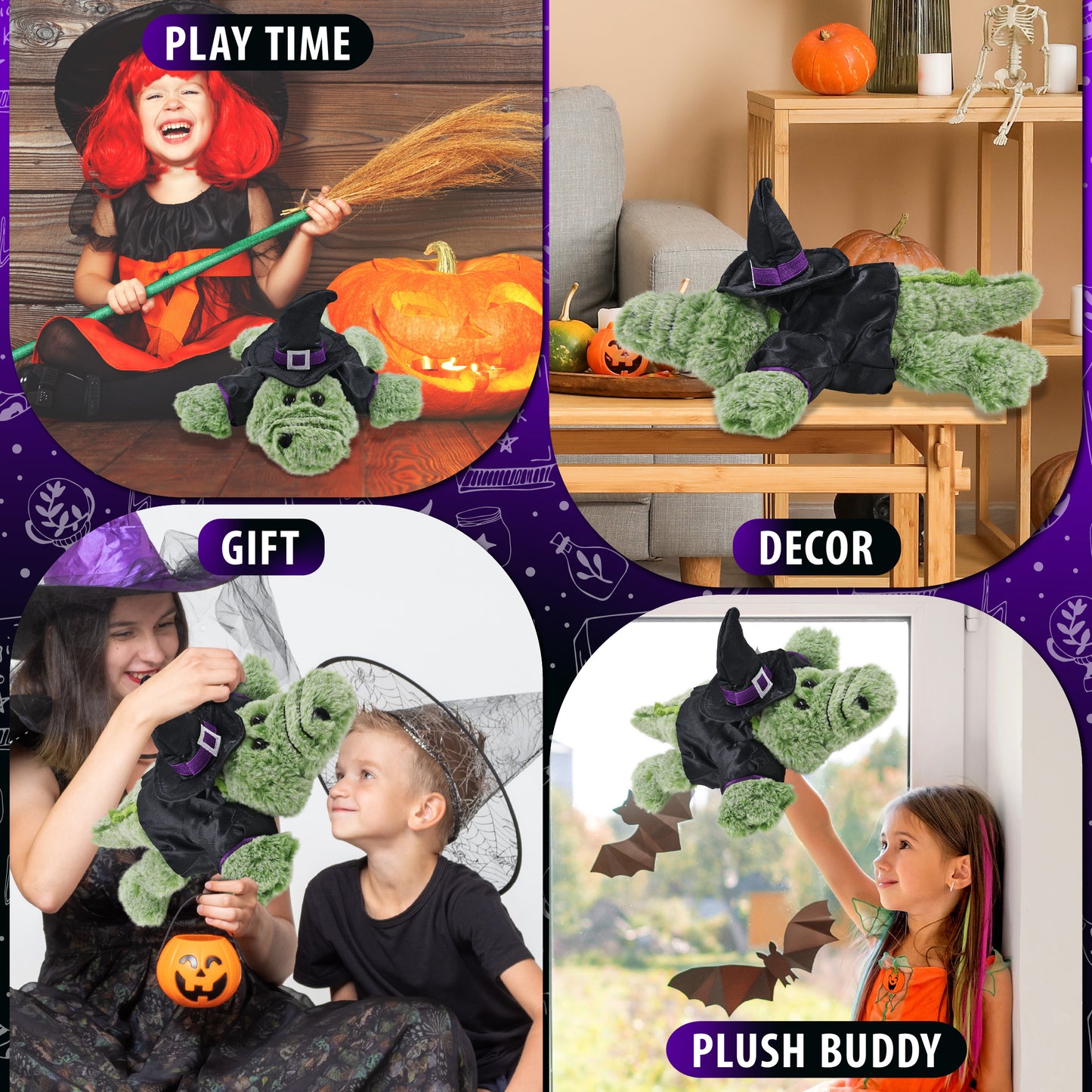 SUPER-SOFT PLUSH - ALLIGATOR SMALL WITCH DRESS UP