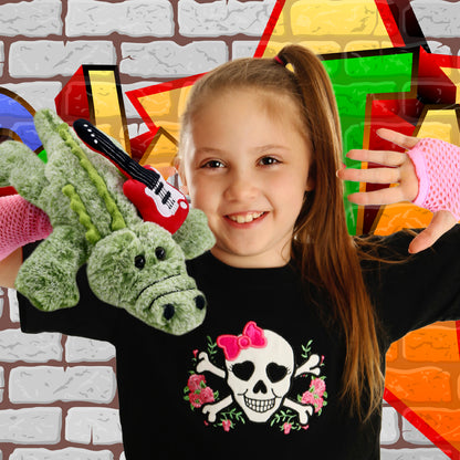 SUPER-SOFT PLUSH - ALLIGATOR SMALL WITH GUITAR ADD ON