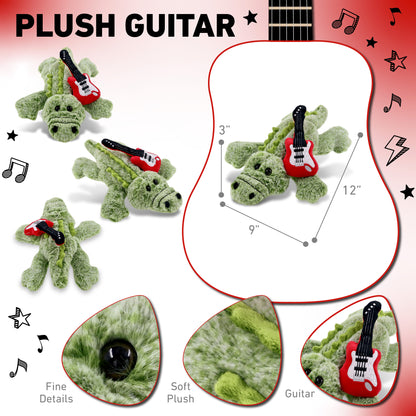 SUPER-SOFT PLUSH - ALLIGATOR SMALL WITH GUITAR ADD ON