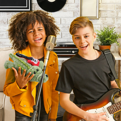 SUPER-SOFT PLUSH - ALLIGATOR SMALL WITH GUITAR ADD ON