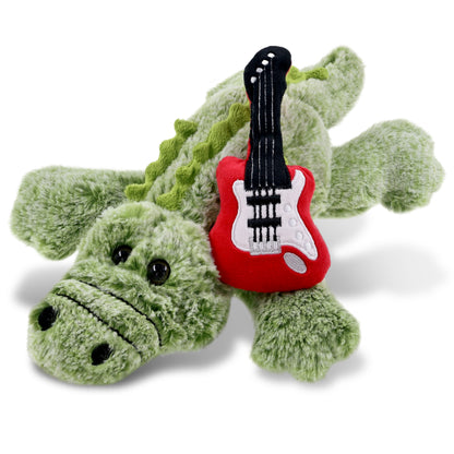 SUPER-SOFT PLUSH - ALLIGATOR SMALL WITH GUITAR ADD ON