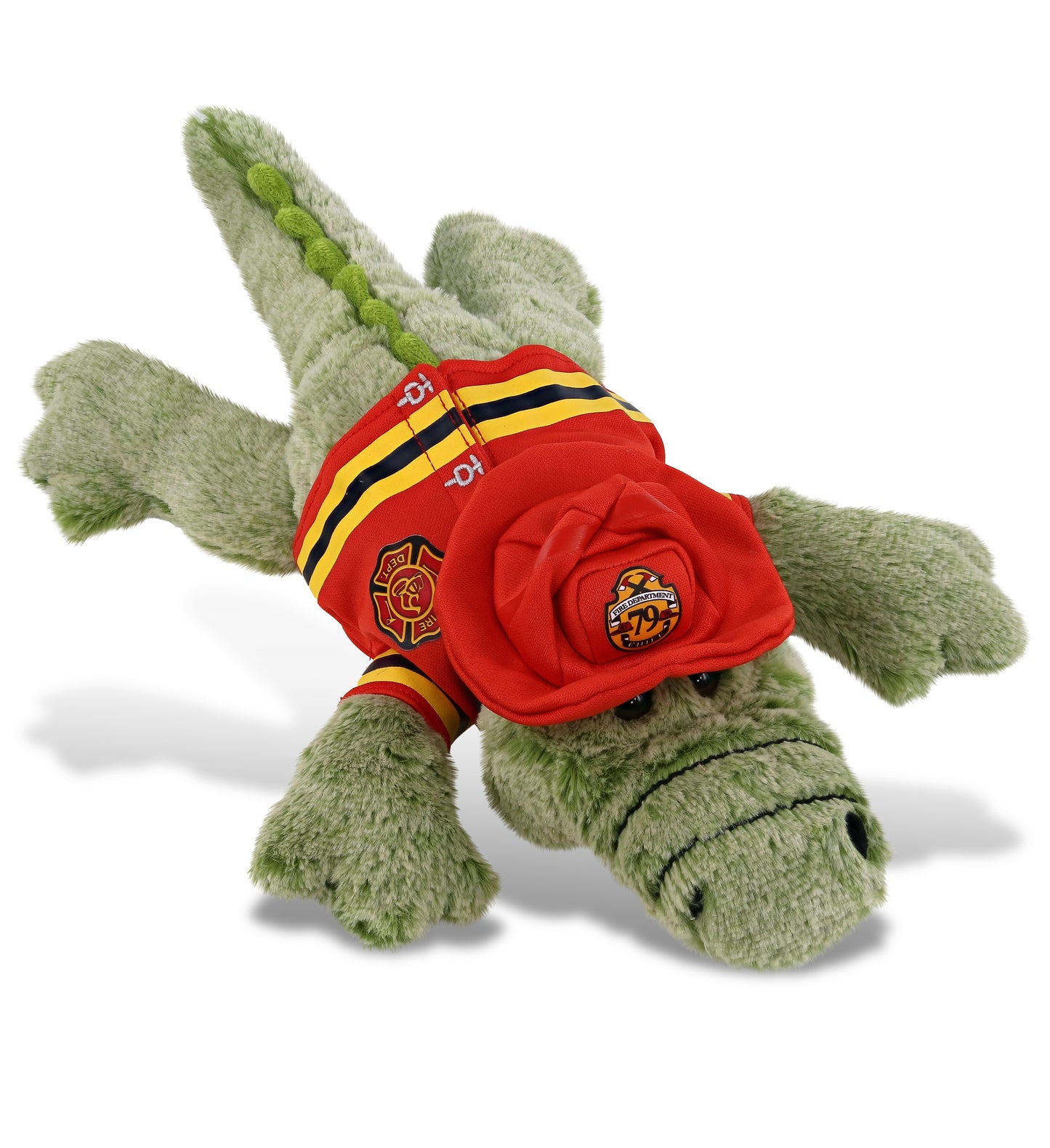 PLUSH FIREMAN - SUPER-SOFT PLUSH - ALLIGATOR LARGE
