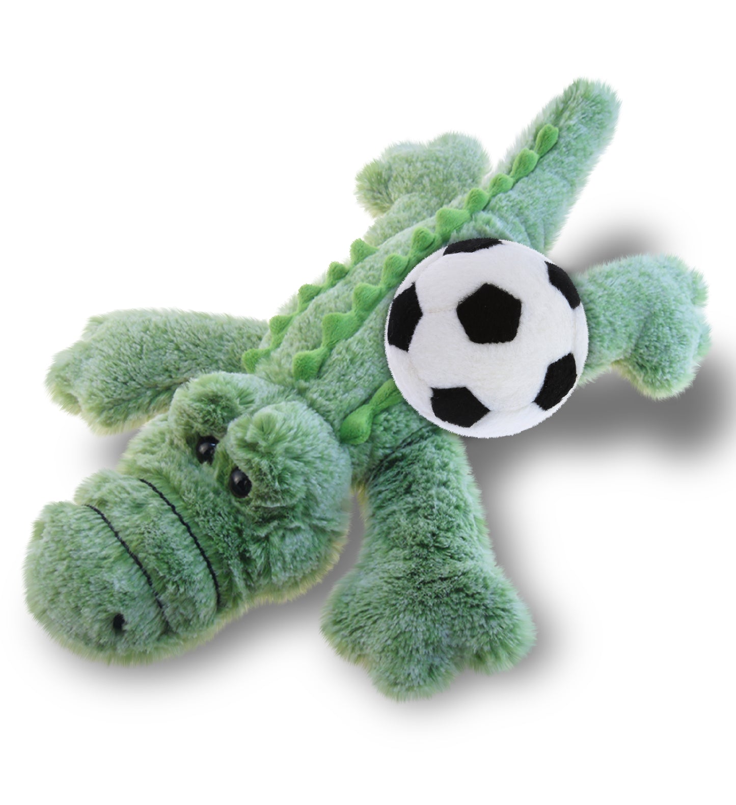 PLUSH SOCCER BALL - SUPER-SOFT PLUSH - ALLIGATOR LARGE