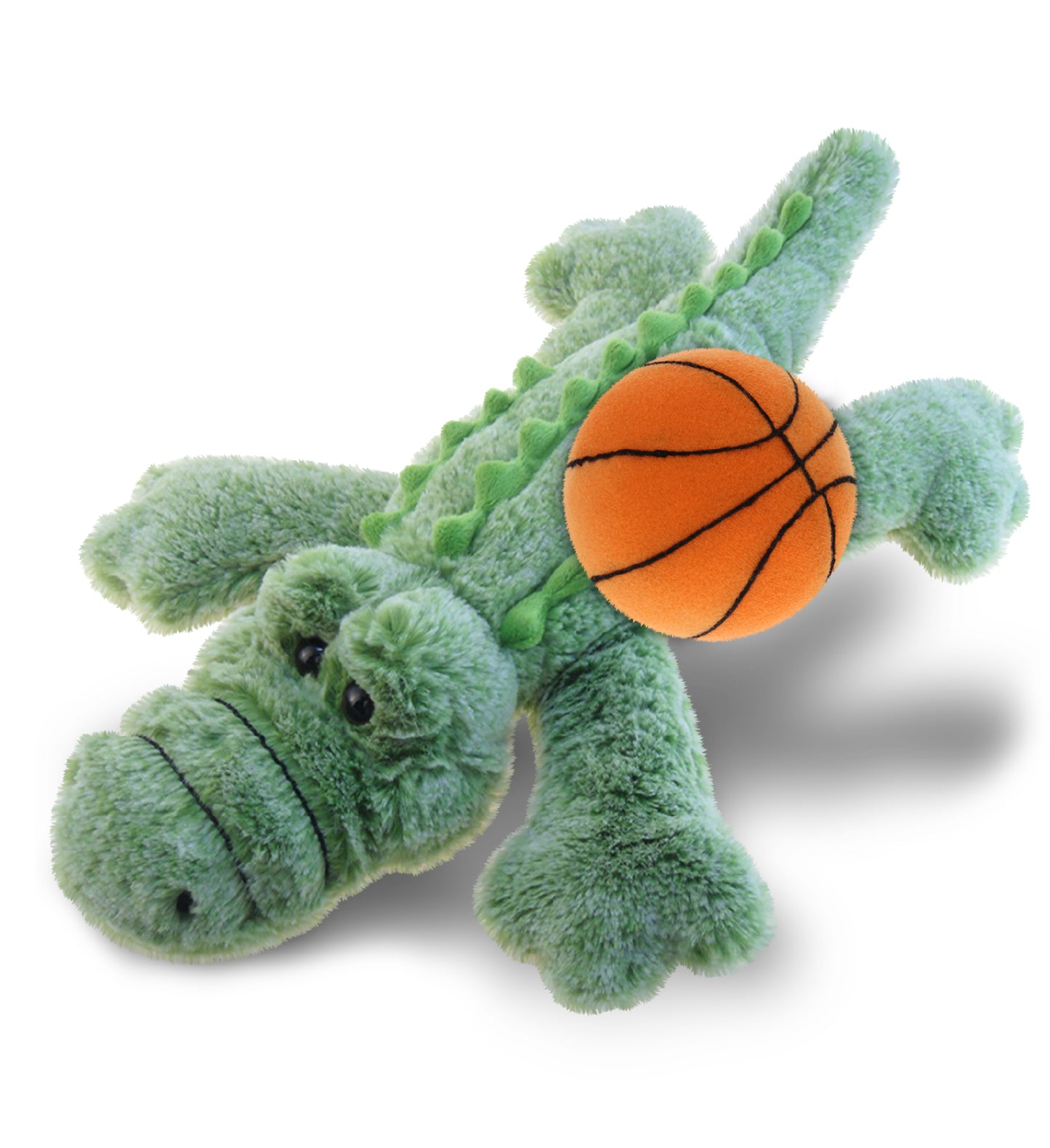 PLUSH BASKETBALL - SUPER-SOFT PLUSH - ALLIGATOR LARGE