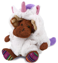 PLUSH UNICORN - FUNKY PLUSH - SITTING BROWN MOOSE