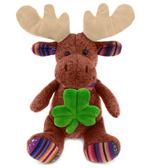 PLUSH SHAMROCK - FUNKY PLUSH - SITTING BROWN MOOSE