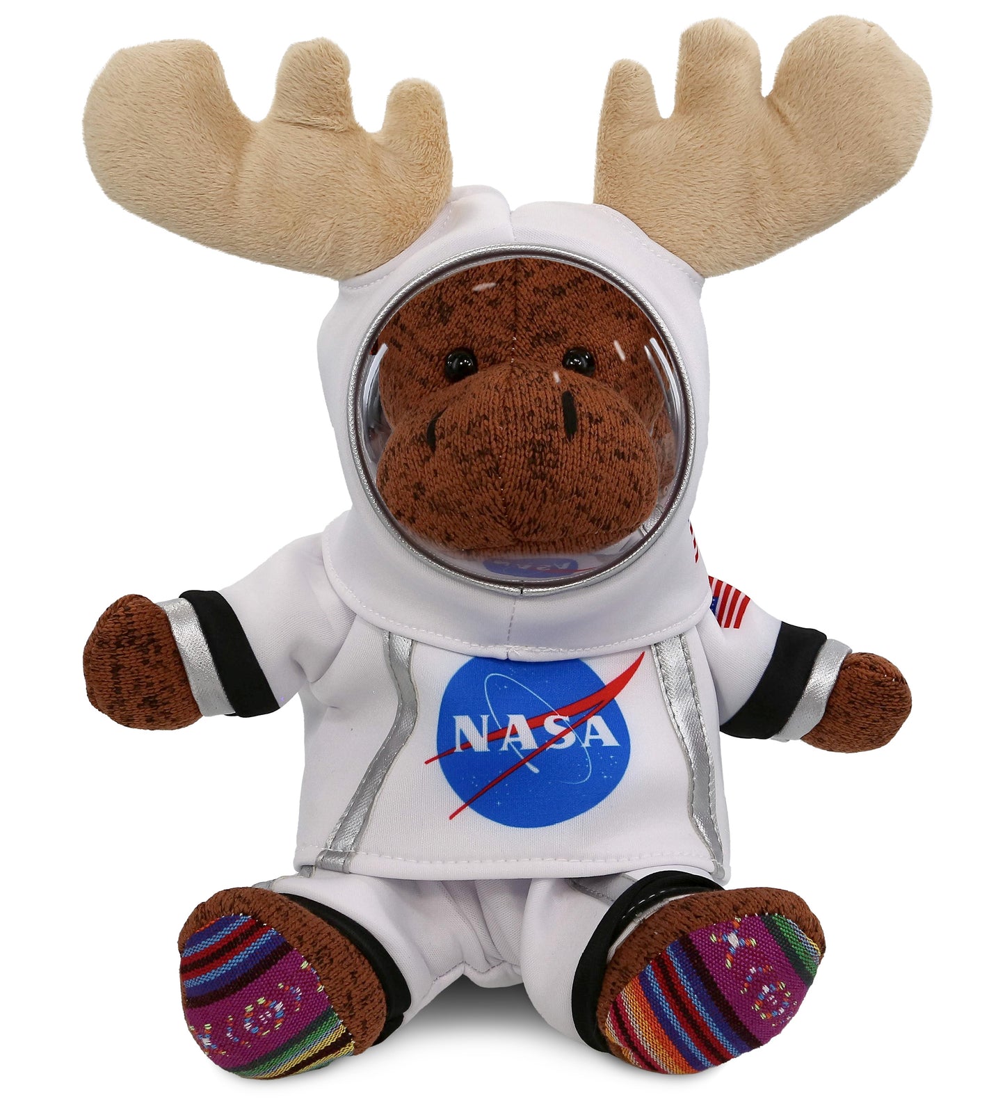 PLUSH ASTRONAUT - FUNKY PLUSH - SITTING BROWN MOOSE