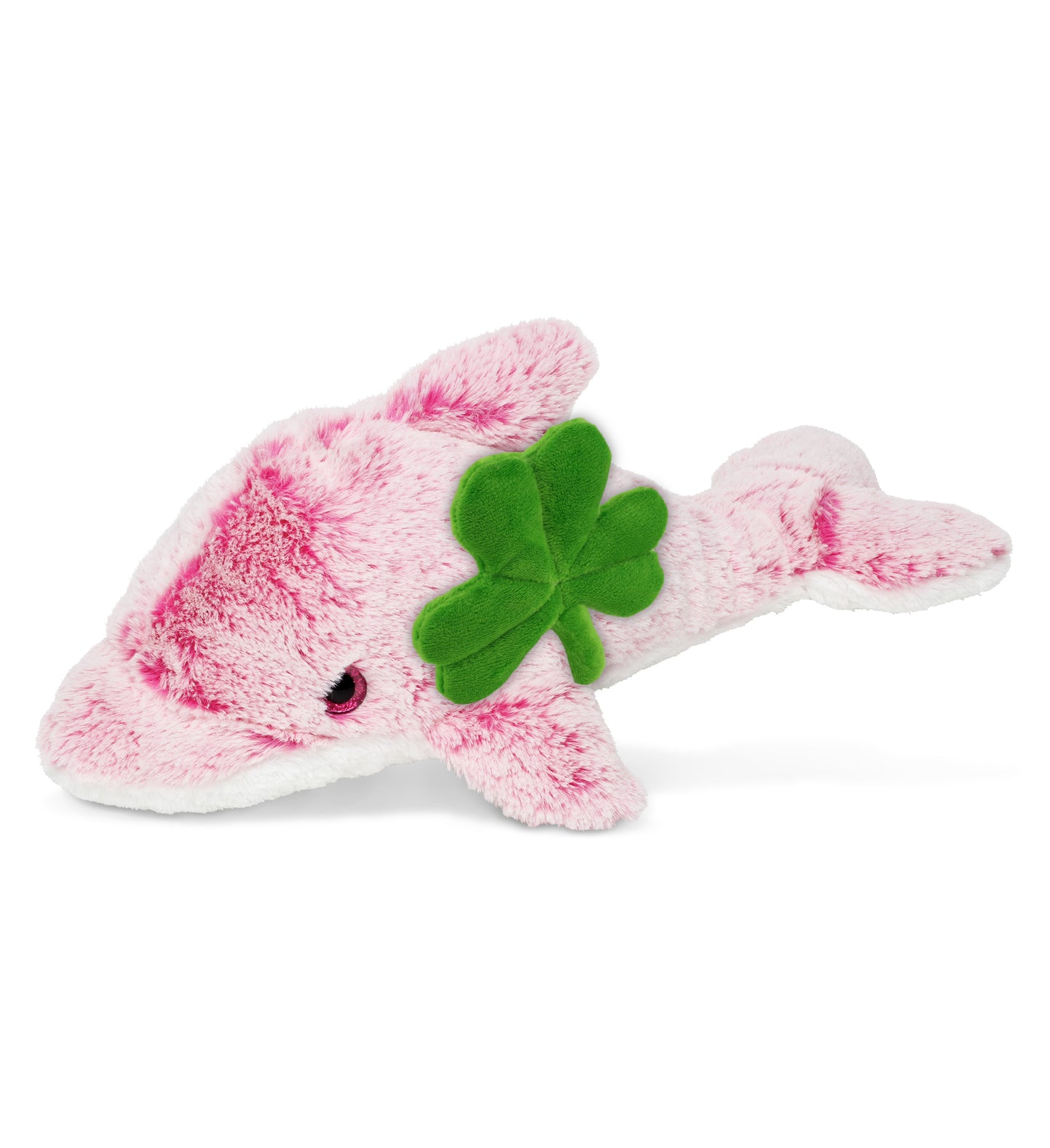 PLUSH SHAMROCK - SUPER SOFT PLUSH - PINK DOLPHIN