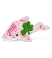 PLUSH SHAMROCK - SUPER SOFT PLUSH - PINK DOLPHIN