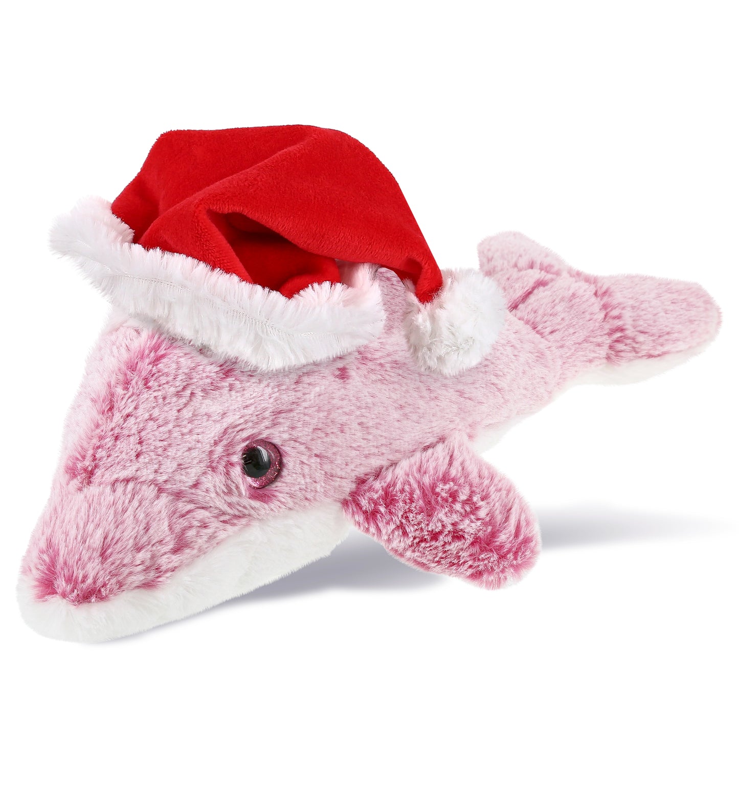 PLUSH SANTA - SUPER SOFT PLUSH - PINK DOLPHIN