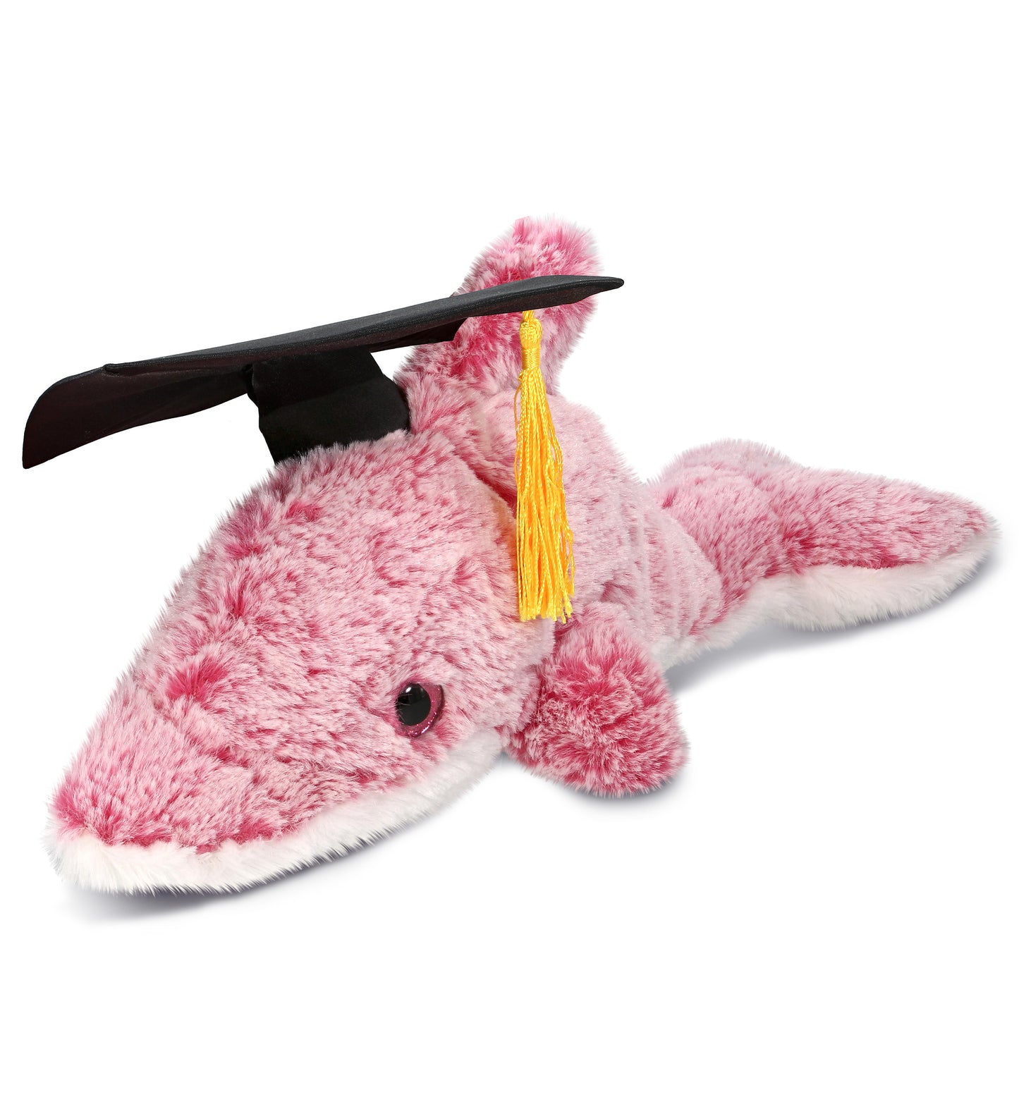 PLUSH GRADUATION - SUPER SOFT PLUSH - PINK DOLPHIN
