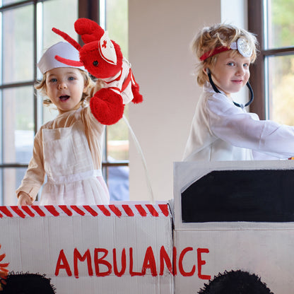 SUPER SOFT PLUSH - ELEGANT RED LOBSTER NURSE