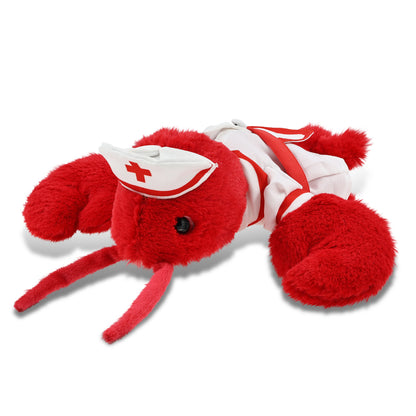 SUPER SOFT PLUSH - ELEGANT RED LOBSTER NURSE