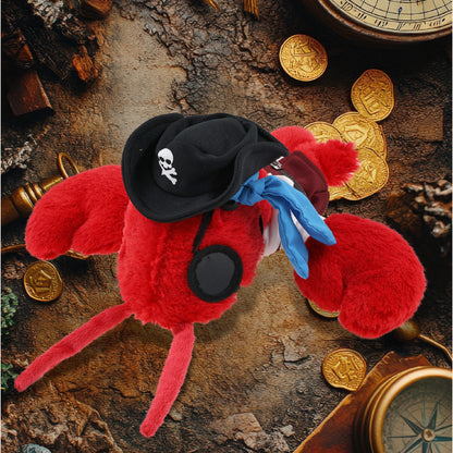 SUPER SOFT PLUSH - ELEGANT RED LOBSTER PIRATE DRESS UP