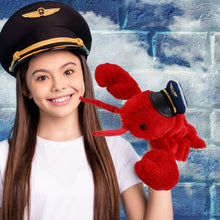 SUPER SOFT PLUSH - ELEGANT RED LOBSTER PILOT DRESS UP