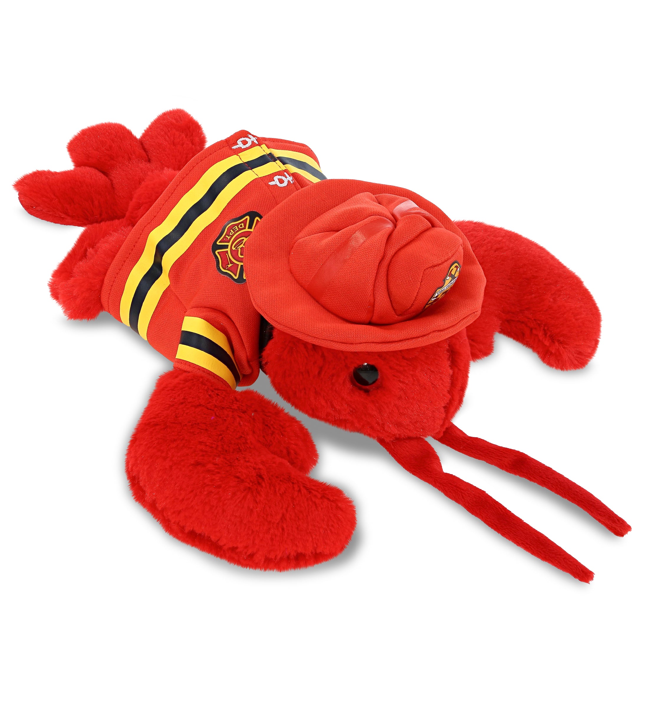 PLUSH FIREMAN - SUPER SOFT PLUSH - ELEGANT RED LOBSTER