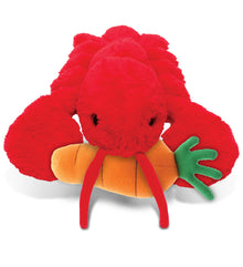 DolliBu Happy Easter Super Soft Plush Elegant Red Lobster with Carrot - 13 Inch