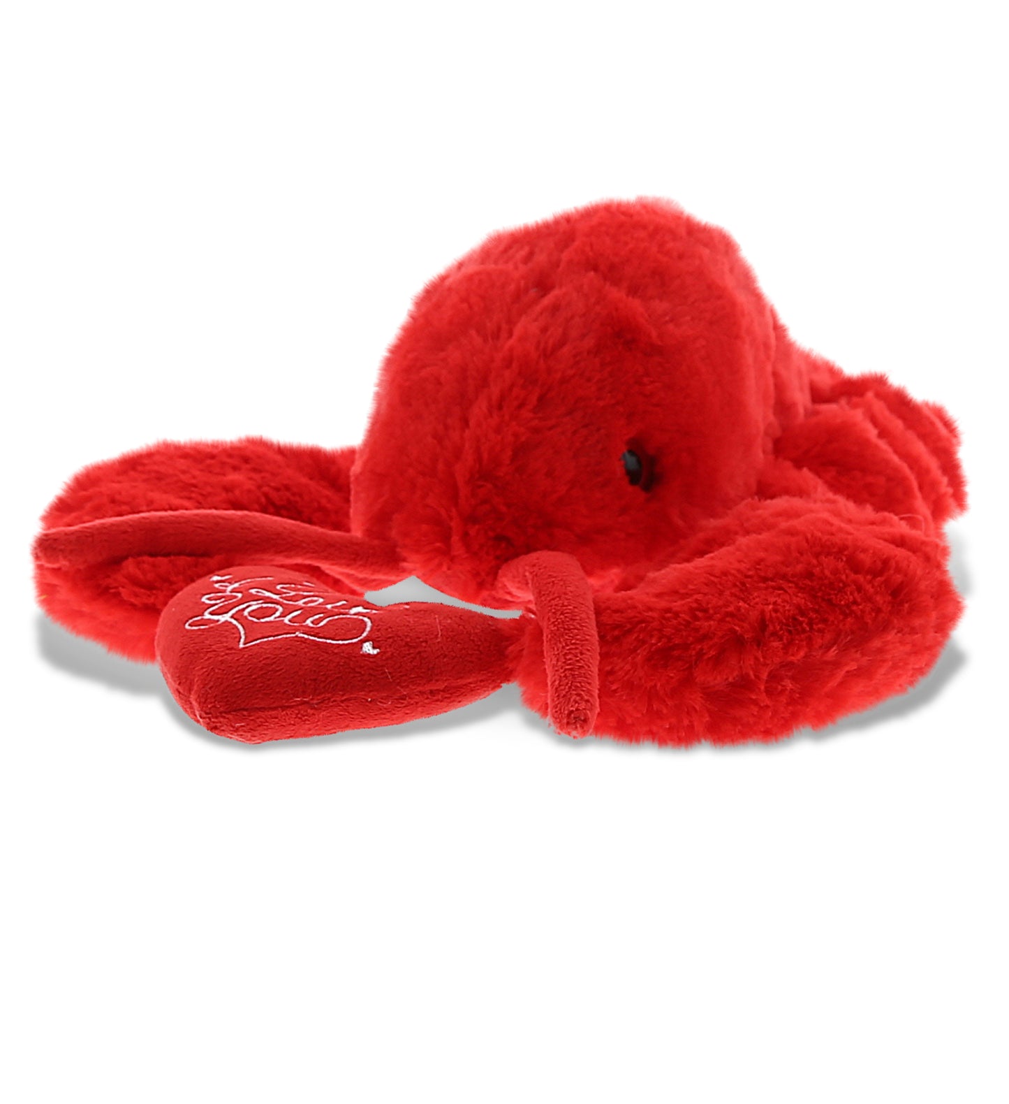 PLUSH I LOVE YOU RED HEART - SUPER SOFT PLUSH - ELEGANT RED LOBSTER