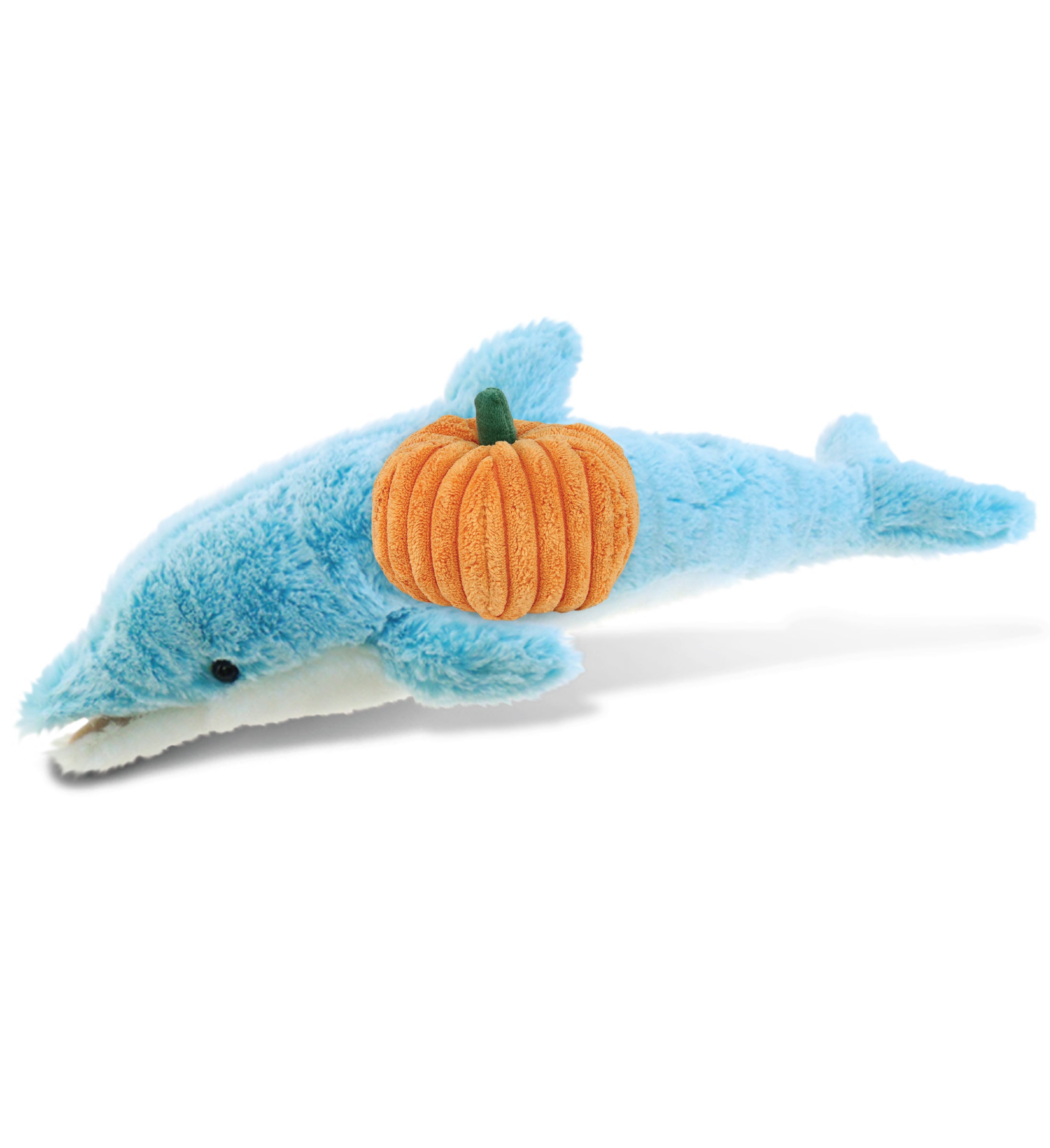 PLUSH PUMPKIN - SUPER-SOFT PLUSH - DOLPHIN SMALL