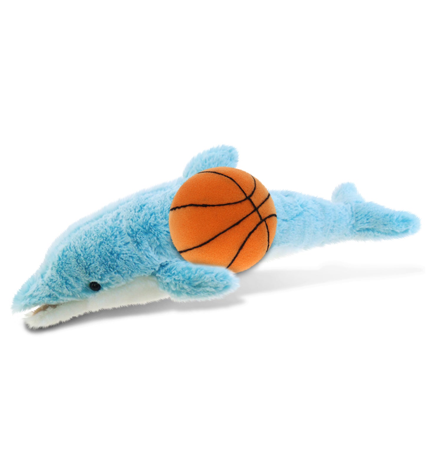 PLUSH BASKETBALL - SUPER-SOFT PLUSH - DOLPHIN SMALL