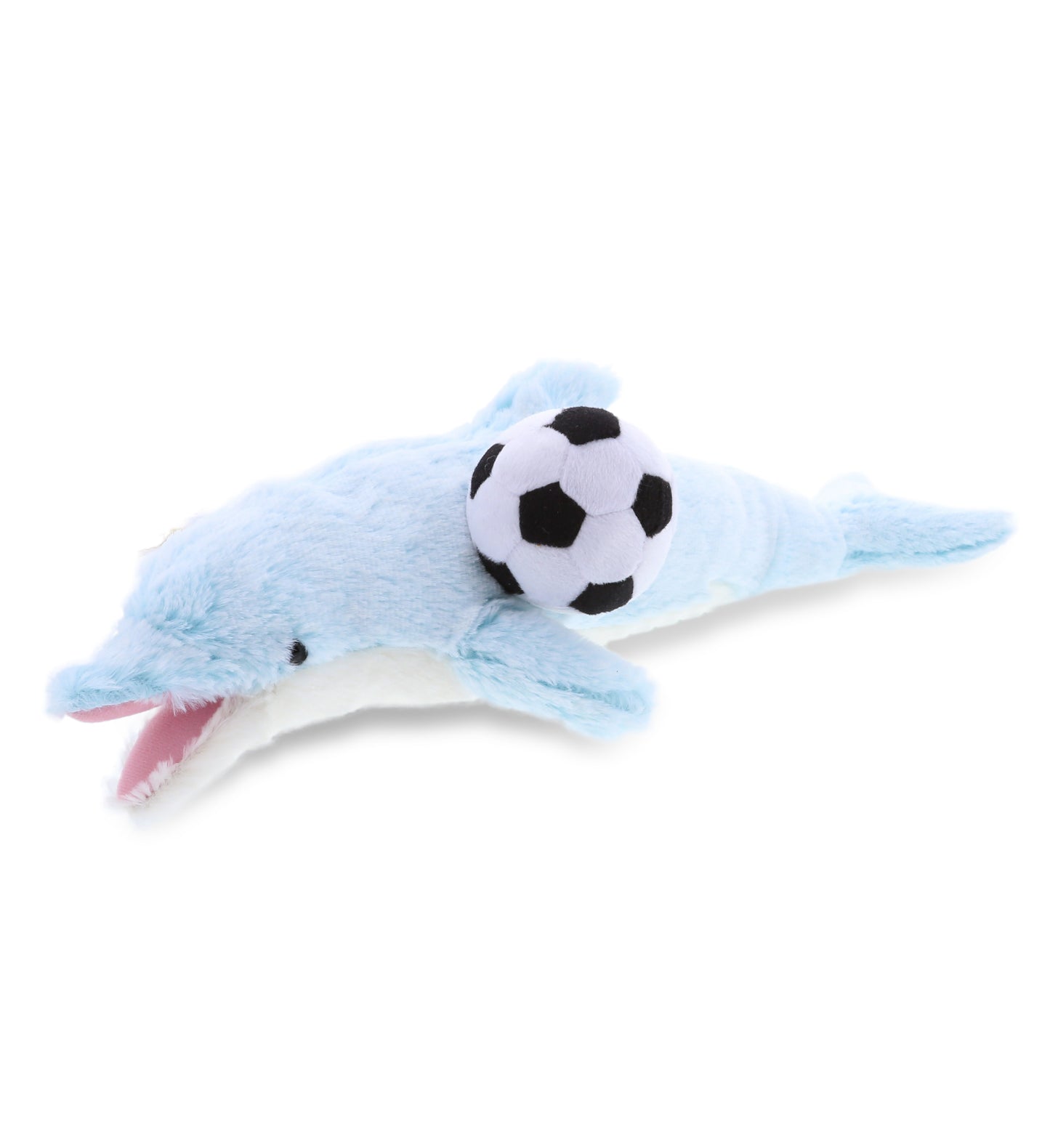 PLUSH SOCCER BALL - SUPER-SOFT PLUSH - DOLPHIN LARGE