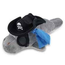 WILD COLLECTION PLUSH - 9" GREY MANATEE PIRATE DRESS UP