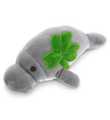 PLUSH SHAMROCK - WILD COLLECTION PLUSH - 9" GREY MANATEE