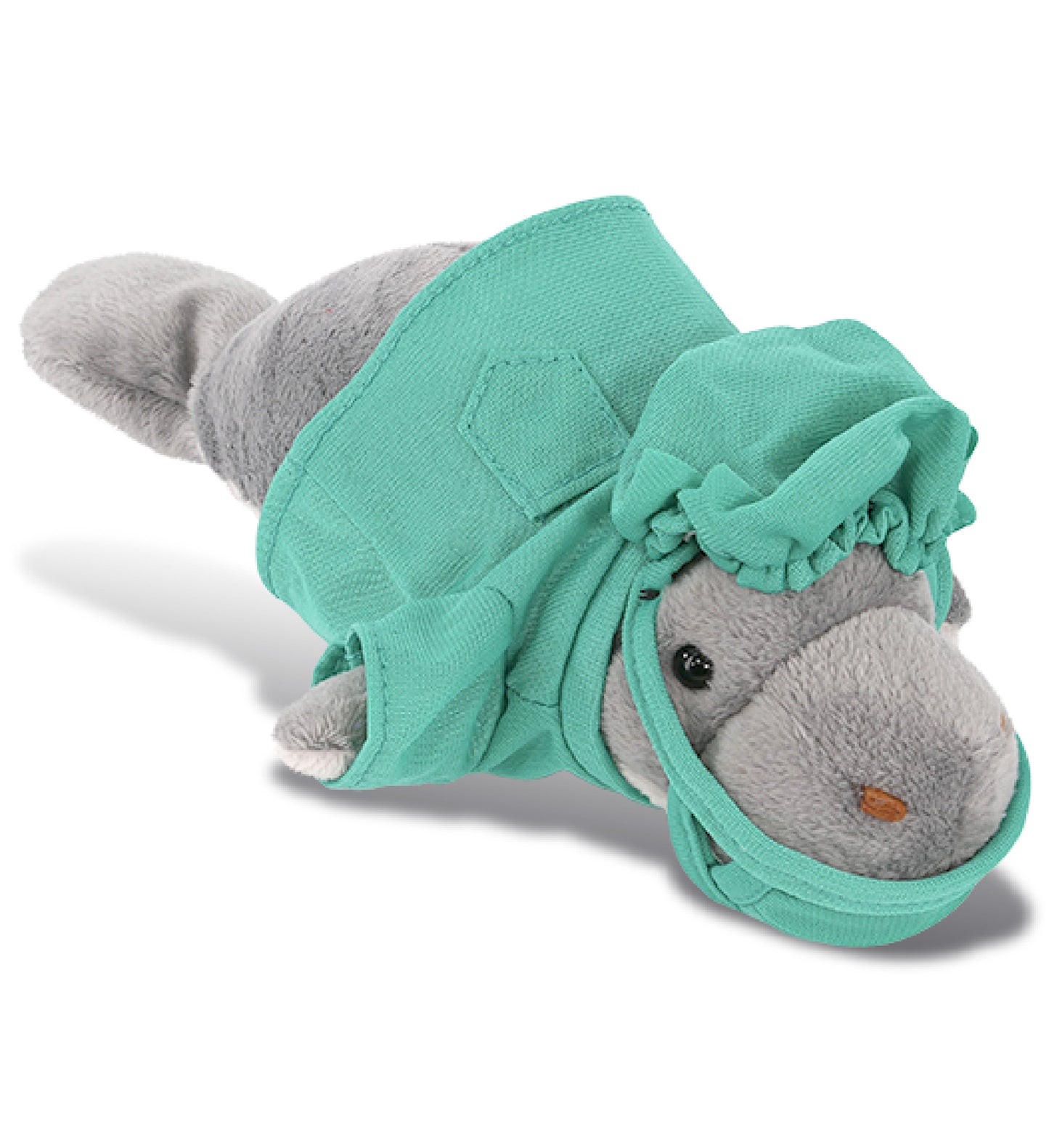PLUSH DOCTOR - WILD COLLECTION PLUSH - 9" GREY MANATEE