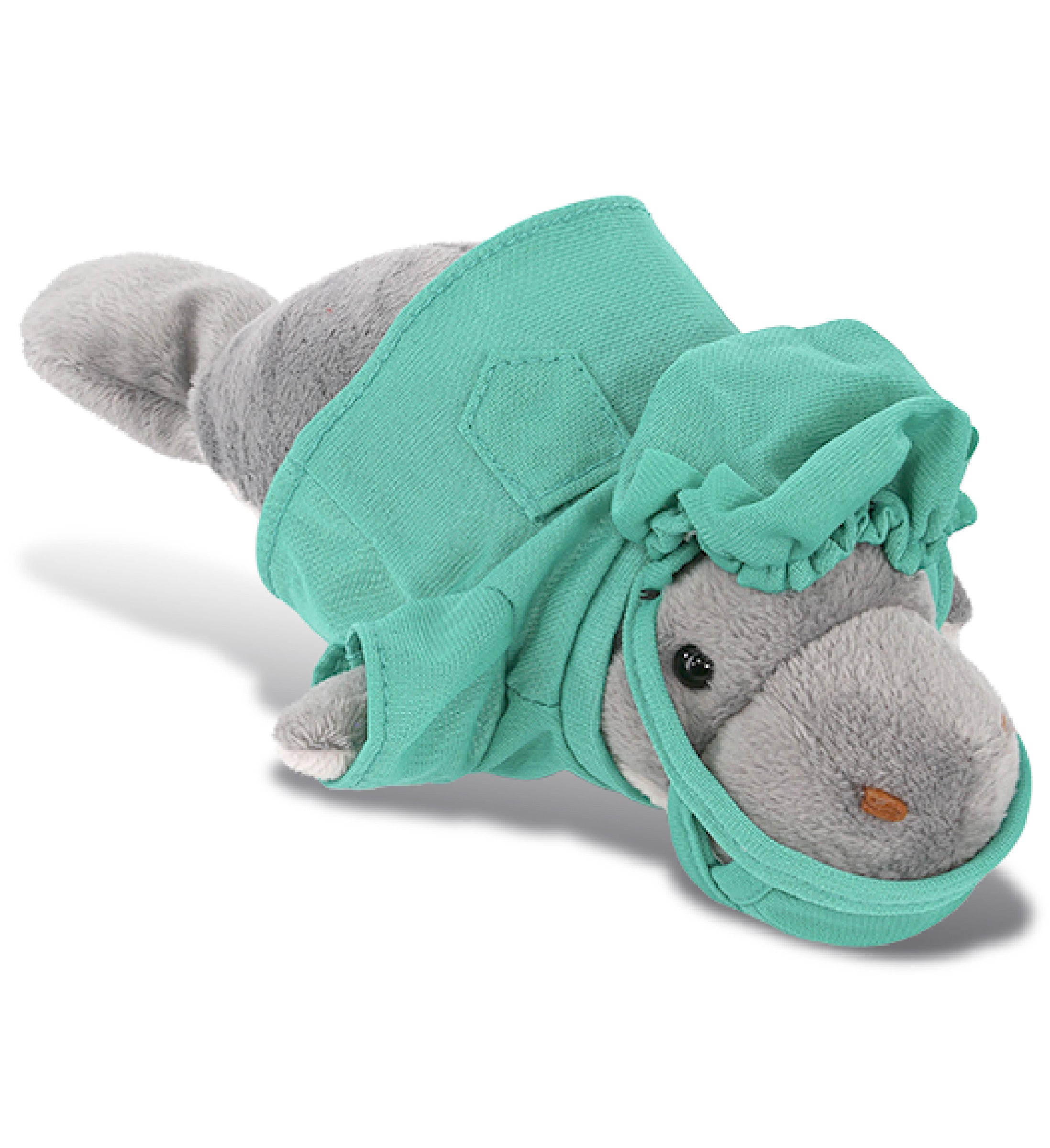 PLUSH DOCTOR - WILD COLLECTION PLUSH - 9" GREY MANATEE