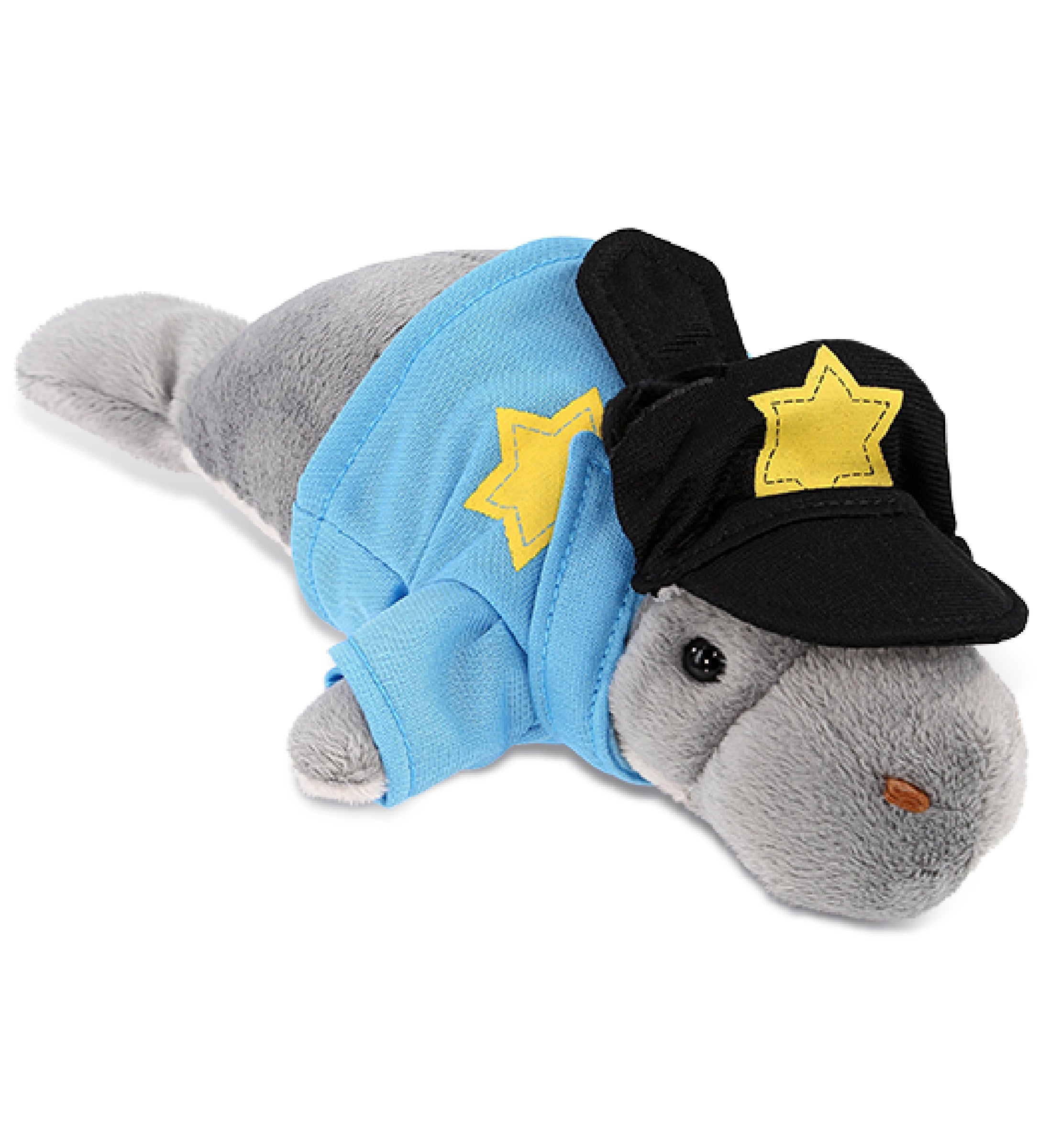 PLUSH POLICE - WILD COLLECTION PLUSH - 9" GREY MANATEE