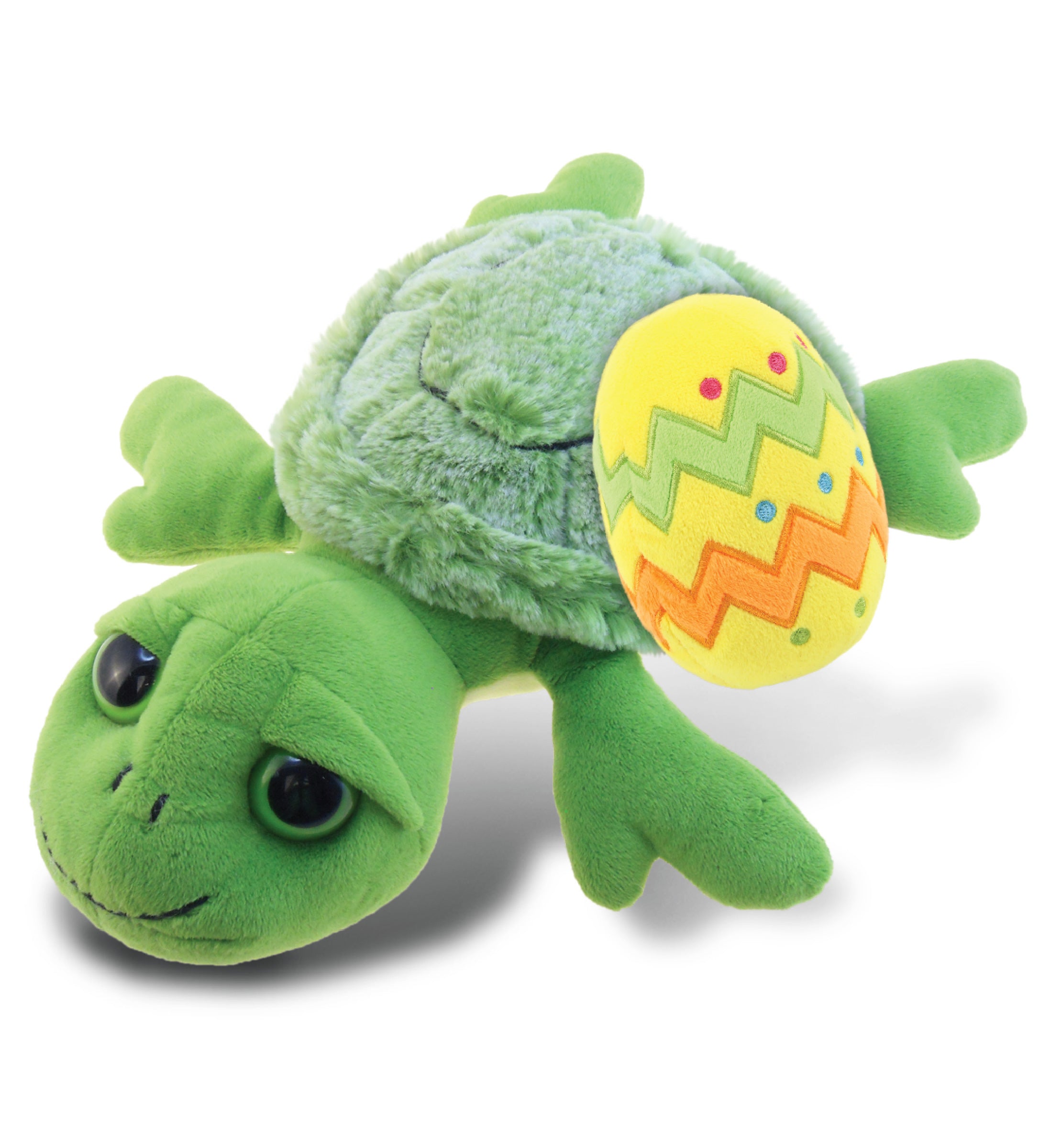 DolliBu Super Soft Cute Sea Turtle with Yellow Easter Egg Plush - 11 Inches