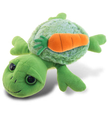 DolliBu Happy Easter Super Soft Plush Sea Turtle with Carrot Plush - 11 Inches