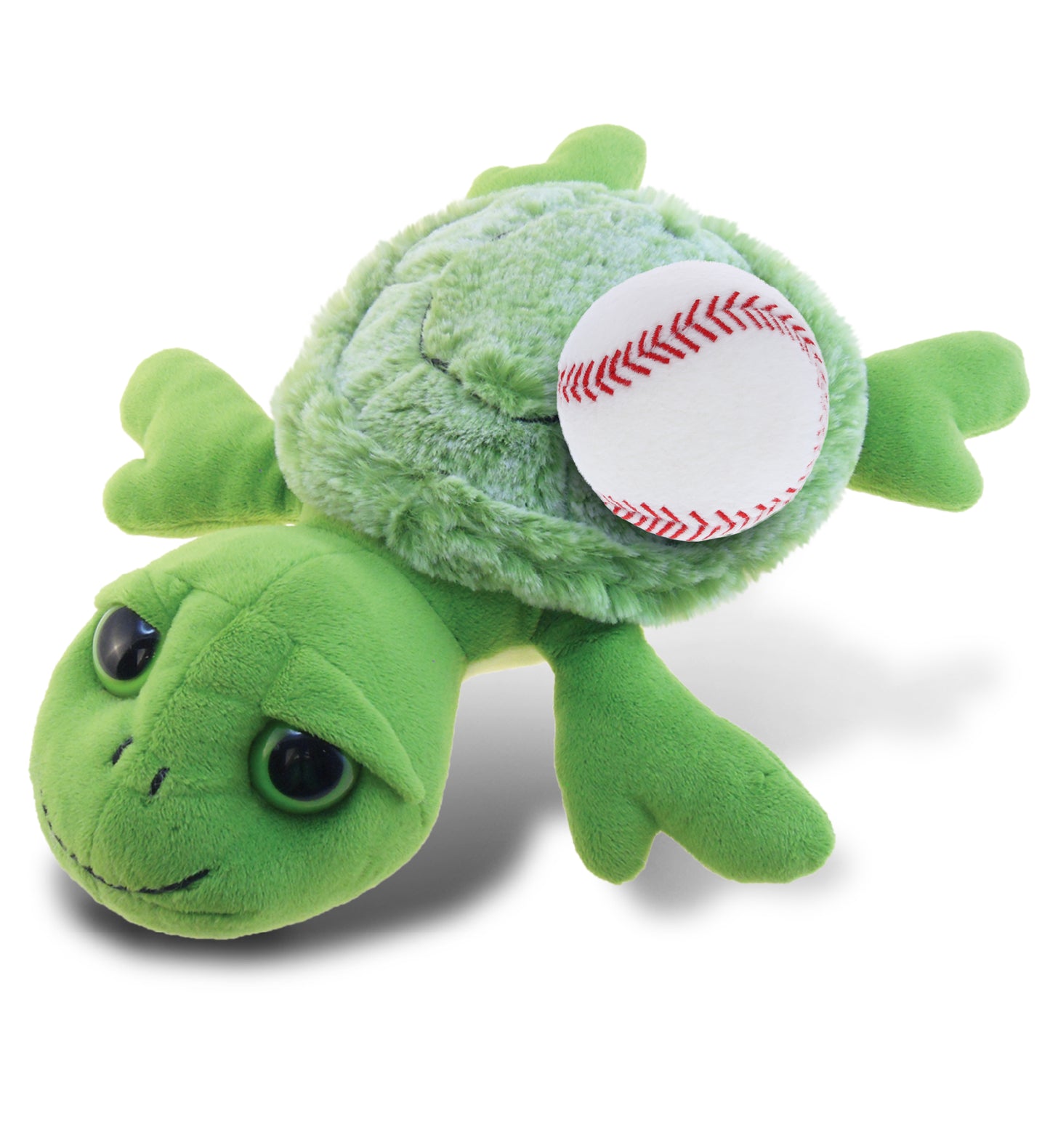 PLUSH BASEBALL - SUPER-SOFT PLUSH - SEA-TURTLE SMALL