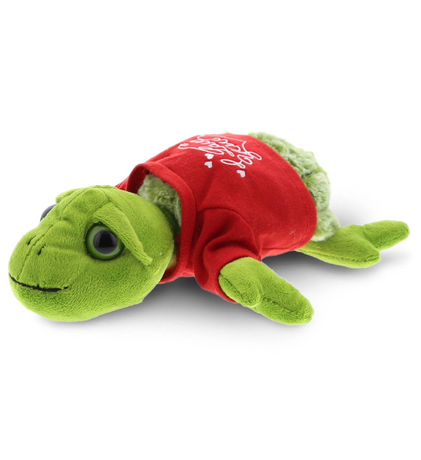 PLUSH I LOVE YOU RED SHIRT- SUPER-SOFT PLUSH - SEA-TURTLE SMALL