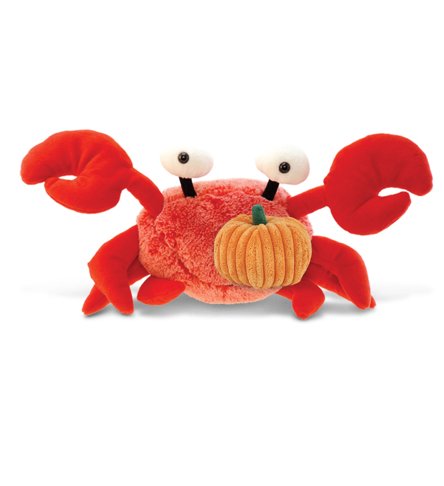 PLUSH PUMPKIN - SUPER-SOFT PLUSH - RED CRAB 12"