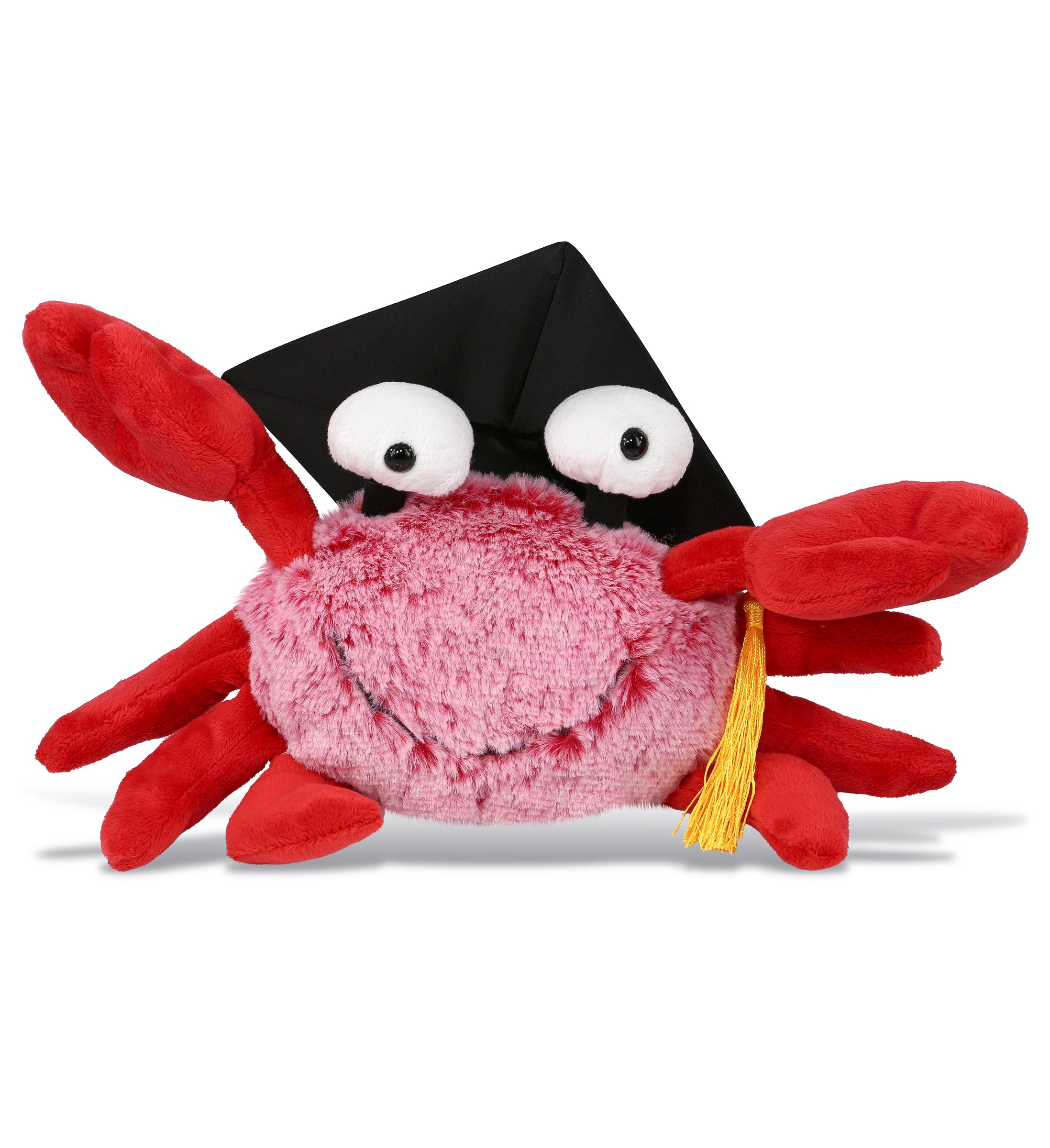 PLUSH GRADUATION - SUPER-SOFT PLUSH - RED CRAB 12"