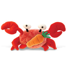 DolliBu Happy Easter Super Soft Plush Red Crab with Carrot Plush Toy - 12 Inch