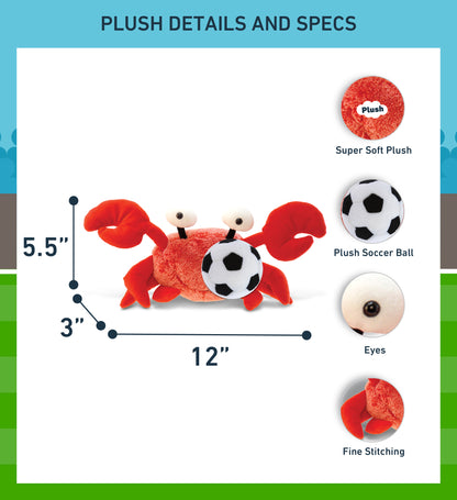 SUPER-SOFT PLUSH - RED CRAB 12'