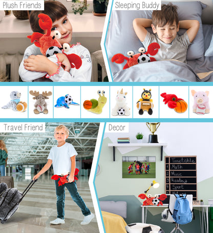SUPER-SOFT PLUSH - RED CRAB 12'