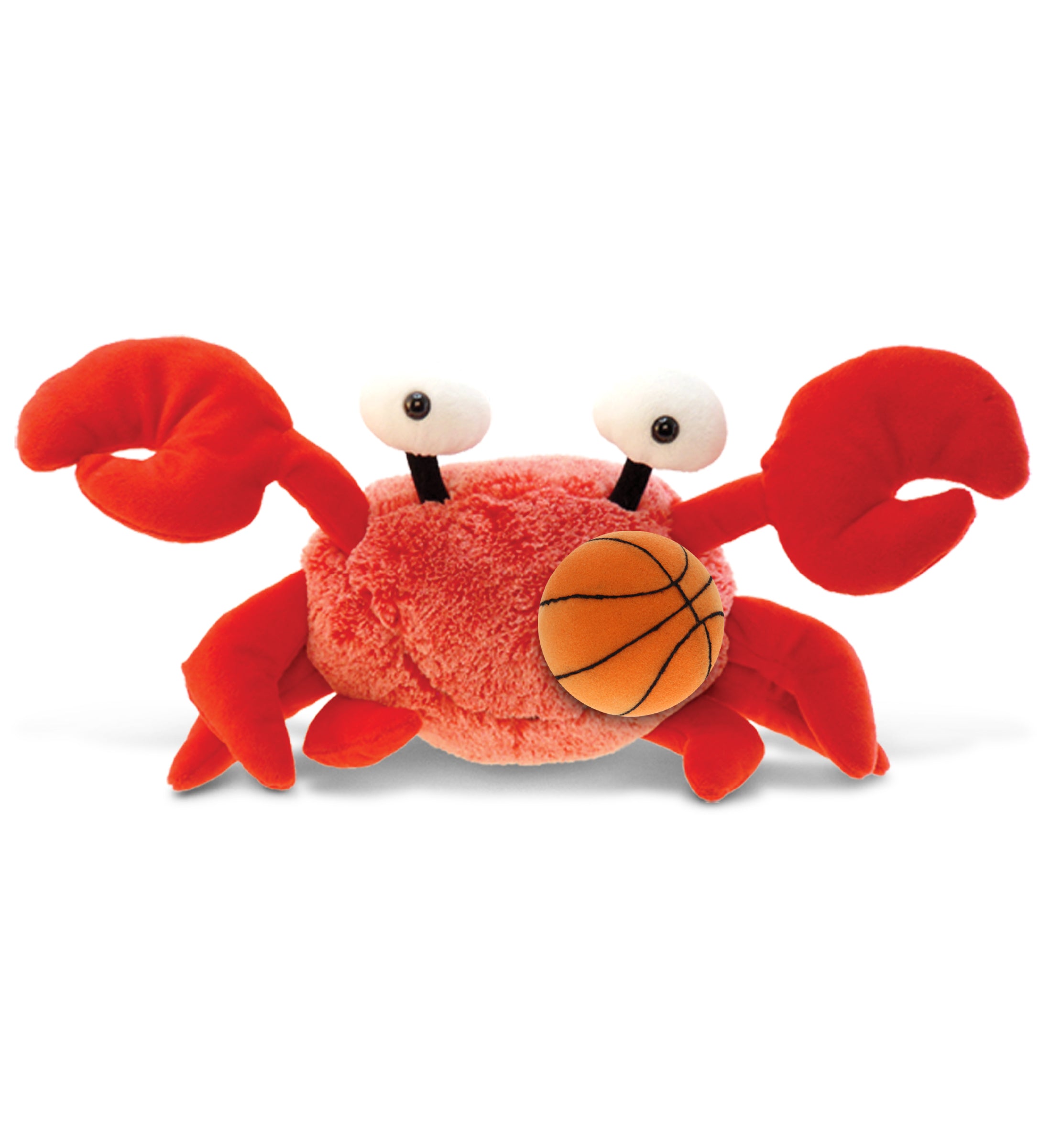 PLUSH BASKETBALL - SUPER-SOFT PLUSH - RED CRAB 12"