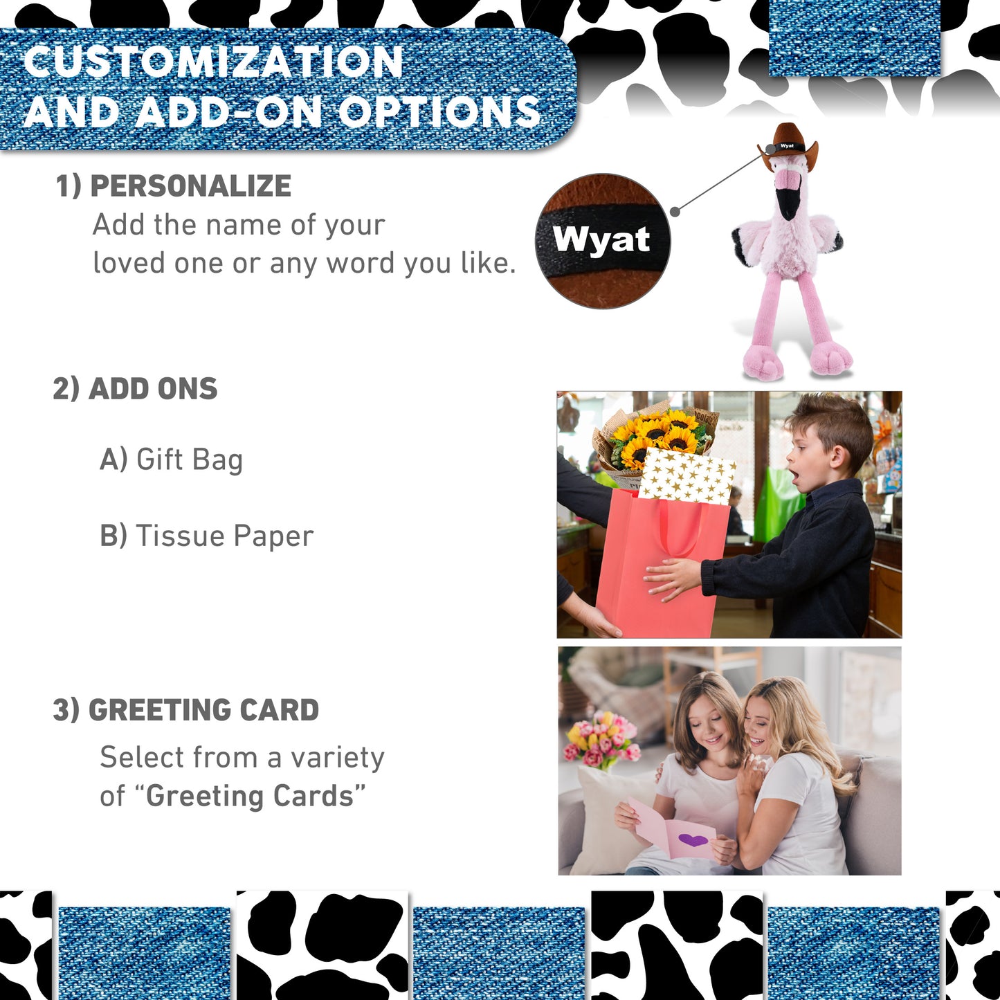 SUPER-SOFT PLUSH - PINK FLAMINGO COWBOY DRESS UP