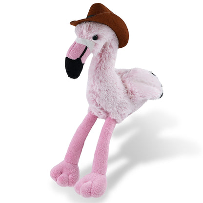 SUPER-SOFT PLUSH - PINK FLAMINGO COWBOY DRESS UP