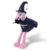 SUPER-SOFT PLUSH - PINK FLAMINGO WITH WIZARD DRESS UP